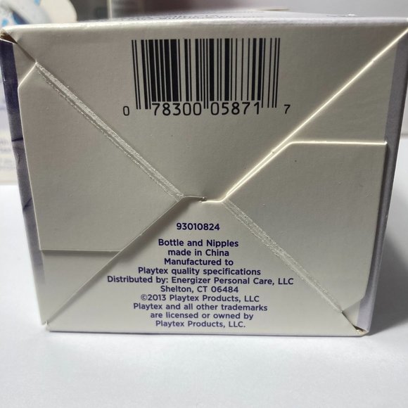 Playtex VentAire 6oz Baby Bottle Naturalatch Silicone Nipple Angled Bottom Vent - Picture 9 of 13